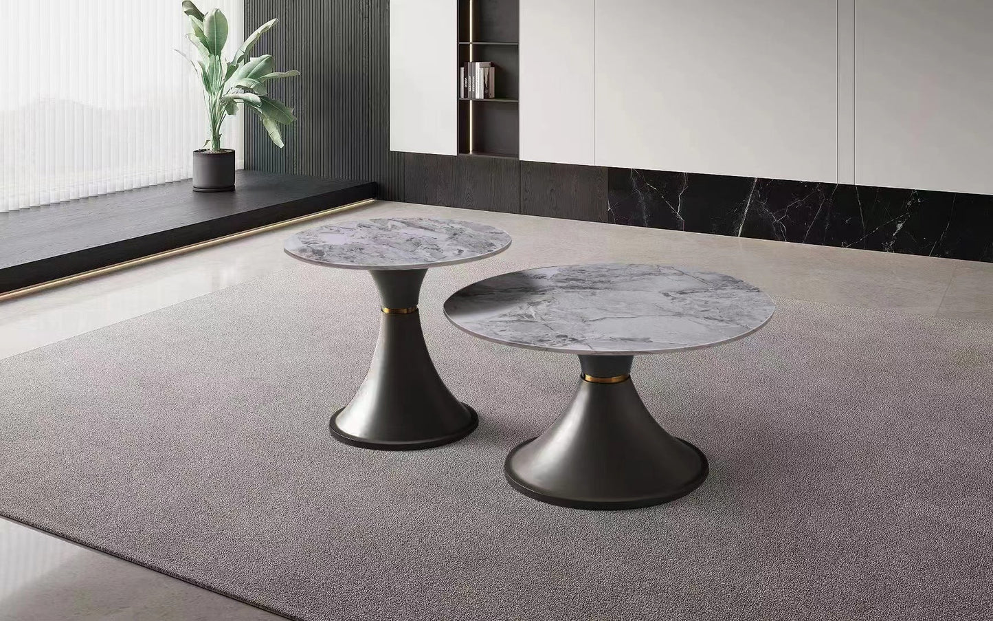 AURA CERAMIC COFFEE TABLE SET - Style HeavenAURA CERAMIC COFFEE TABLE SETfurnitureStyle HeavenStyle HeavenAURA - SET - G5061028325549Grey