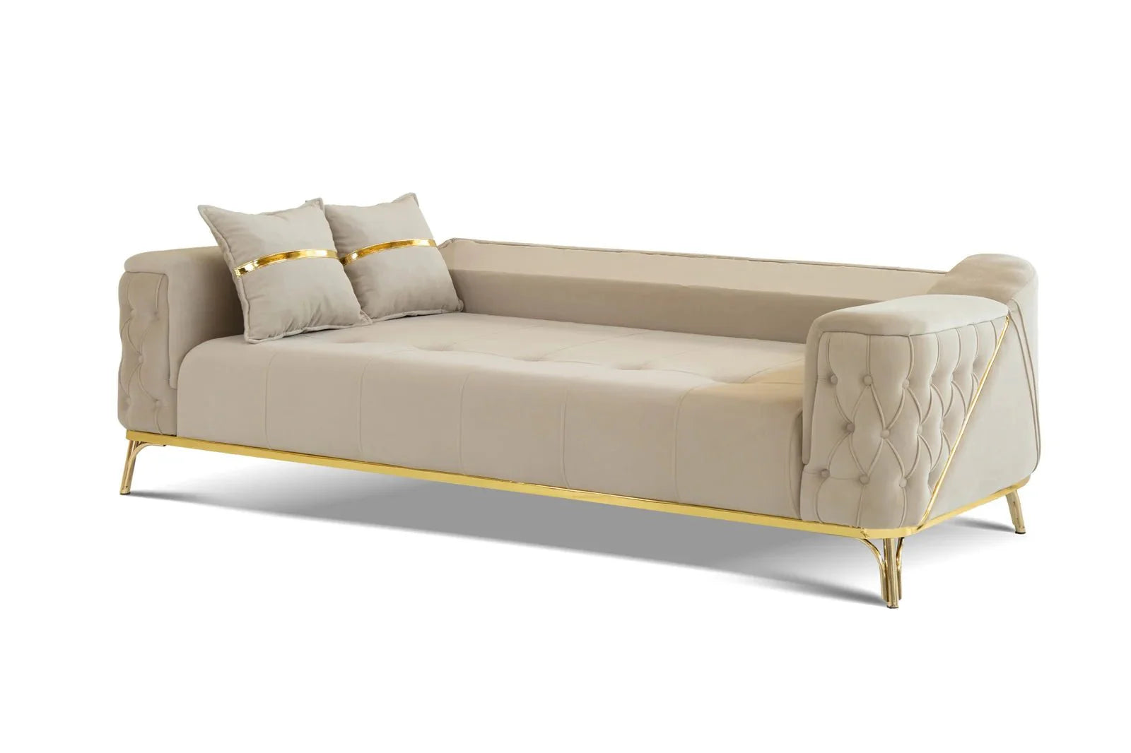 JASMINE SOFA BED VELVET - Style HeavenJASMINE SOFA BED VELVETsofa BedsStyle HeavenStyle HeavenJAS - 3+2+1 - BL50610283235073+2+1 Seater