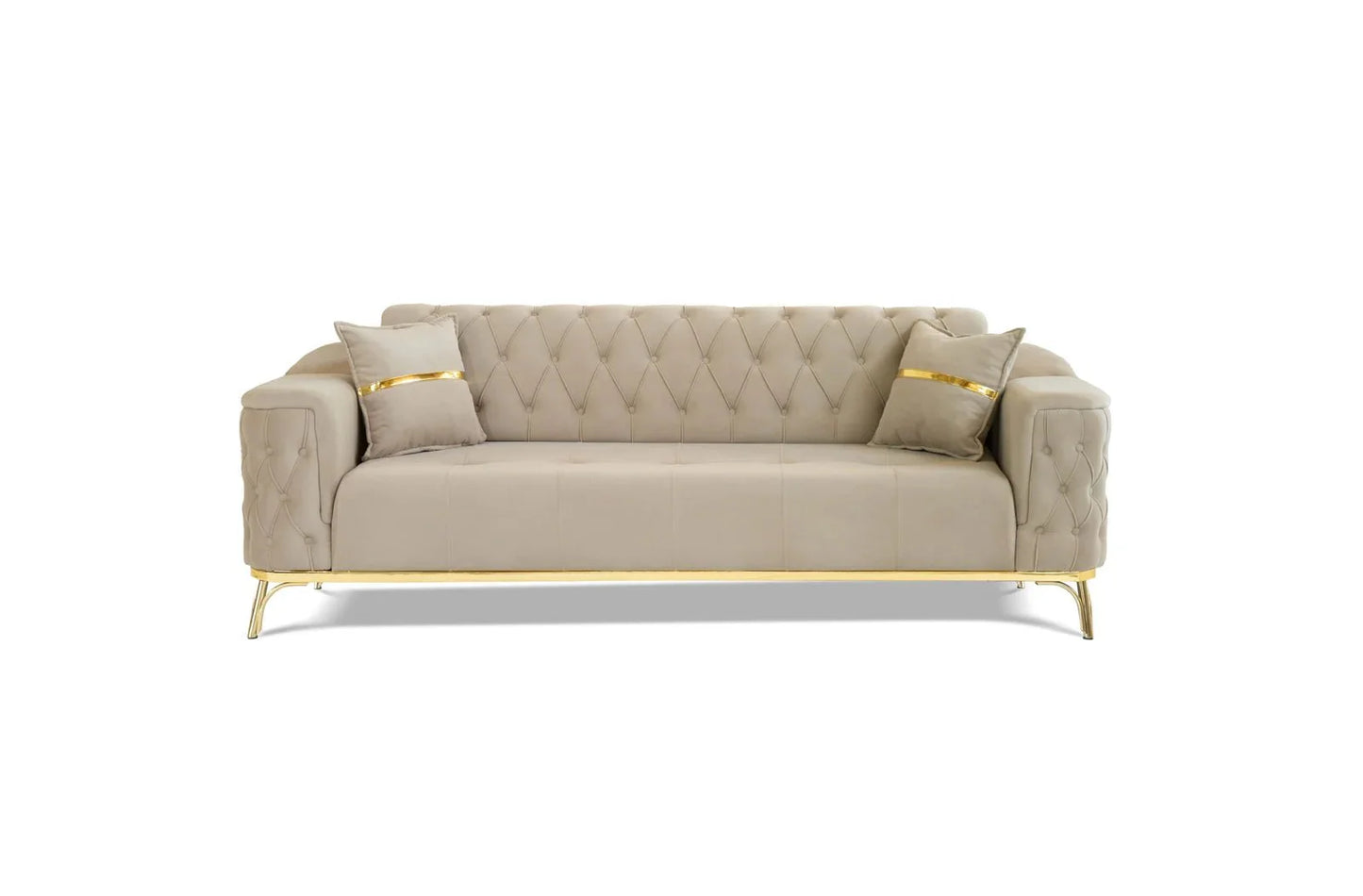 JASMINE SOFA BED VELVET - Style HeavenJASMINE SOFA BED VELVETsofa BedsStyle HeavenStyle HeavenJAS - 3+2 - CR50610283234463+2 Seater
