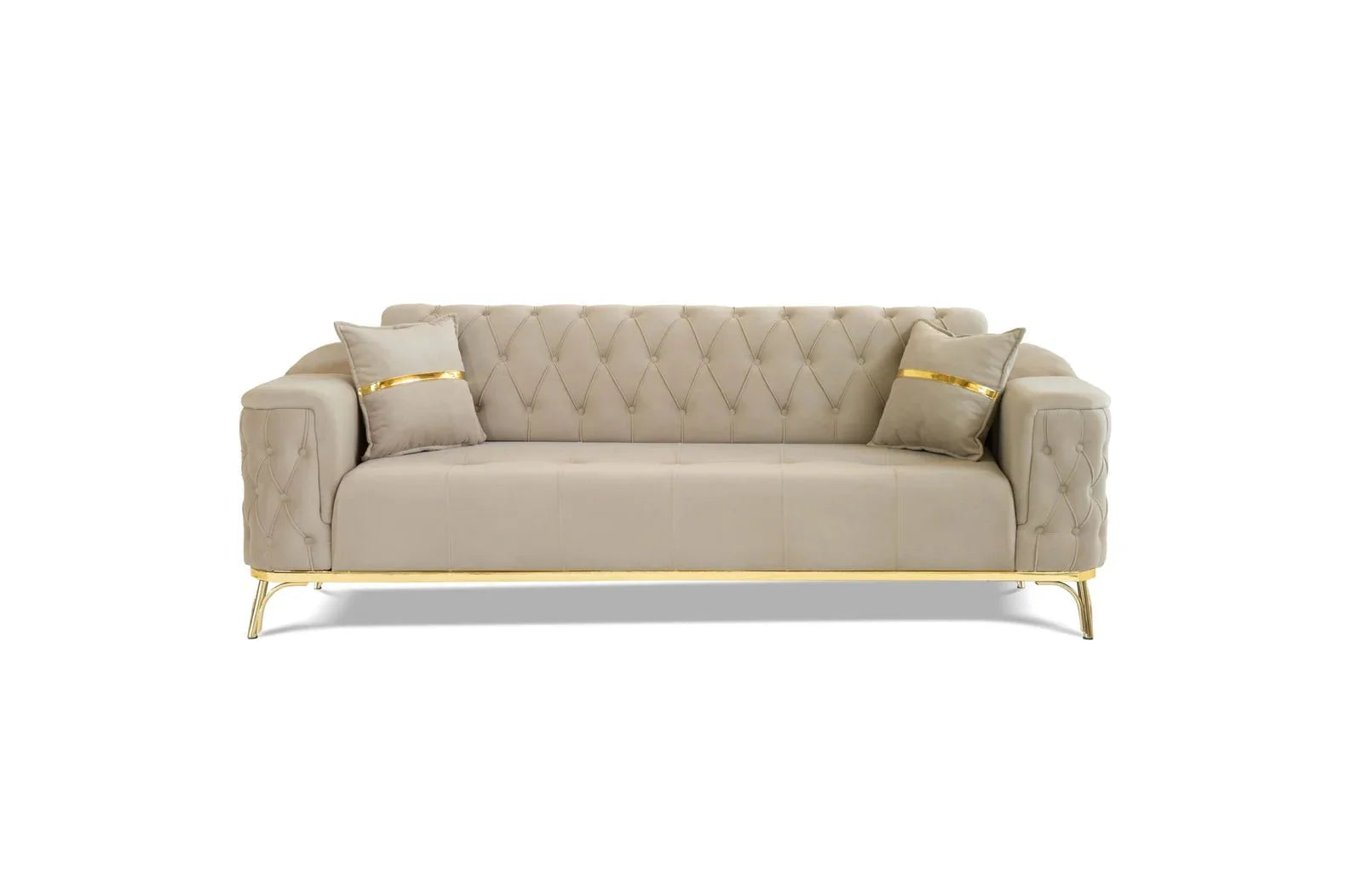 JASMINE SOFA BED VELVET - Style HeavenJASMINE SOFA BED VELVETsofa BedsStyle HeavenStyle HeavenJAS - 3+2 - CR50610283234463+2 Seater