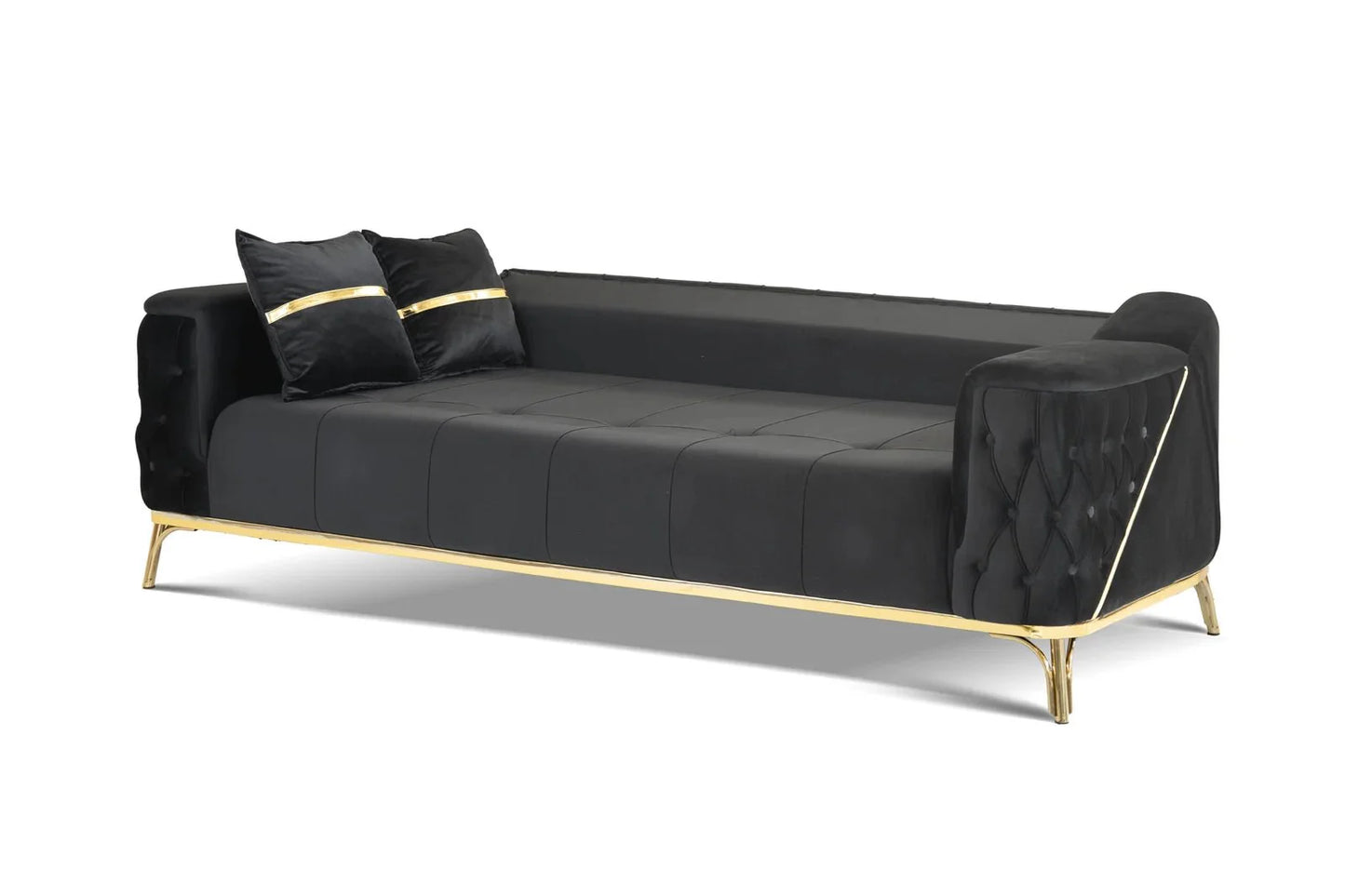 JASMINE SOFA BED VELVET - Style HeavenJASMINE SOFA BED VELVETsofa BedsStyle HeavenStyle HeavenJAS - 3+2 - CR50610283234463+2 Seater