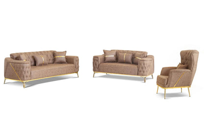 Jasmine Sofa Suede - Style HeavenJasmine Sofa Suedesofa BedsStyle HeavenStyle HeavenJAS - 3+2 - SUE - BR50610283235453+2 Seater
