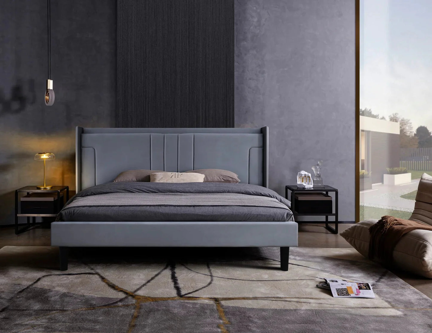 Lara Velvet Double/King Bed - Style HeavenLara Velvet Double/King BedBedsStyle HeavenStyle HeavenLARA - G - D5061028324870Double