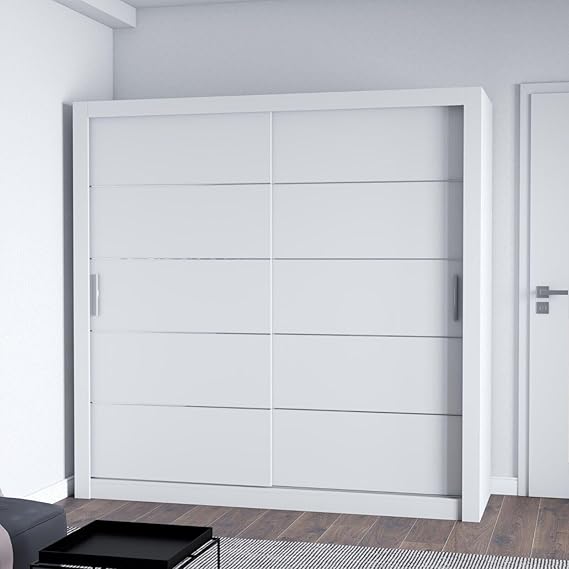 Lexiss Sliding Door Wardrobe Without Mirror Available in 4 Colours and 5 sizes - Style HeavenLexiss Sliding Door Wardrobe Without Mirror Available in 4 Colours and 5 sizesWARDROBESStyle HeavenStyle Heaven100cm