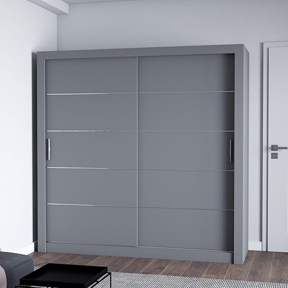 Lexiss Sliding Door Wardrobe Without Mirror Available in 4 Colours and 5 sizes - Style HeavenLexiss Sliding Door Wardrobe Without Mirror Available in 4 Colours and 5 sizesWARDROBESStyle HeavenStyle Heaven100cm