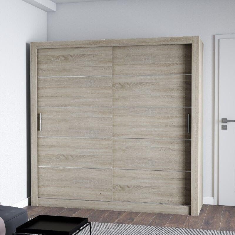 Lexiss Sliding Door Wardrobe Without Mirror Available in 4 Colours and 5 sizes - Style HeavenLexiss Sliding Door Wardrobe Without Mirror Available in 4 Colours and 5 sizesWARDROBESStyle HeavenStyle Heaven100cm
