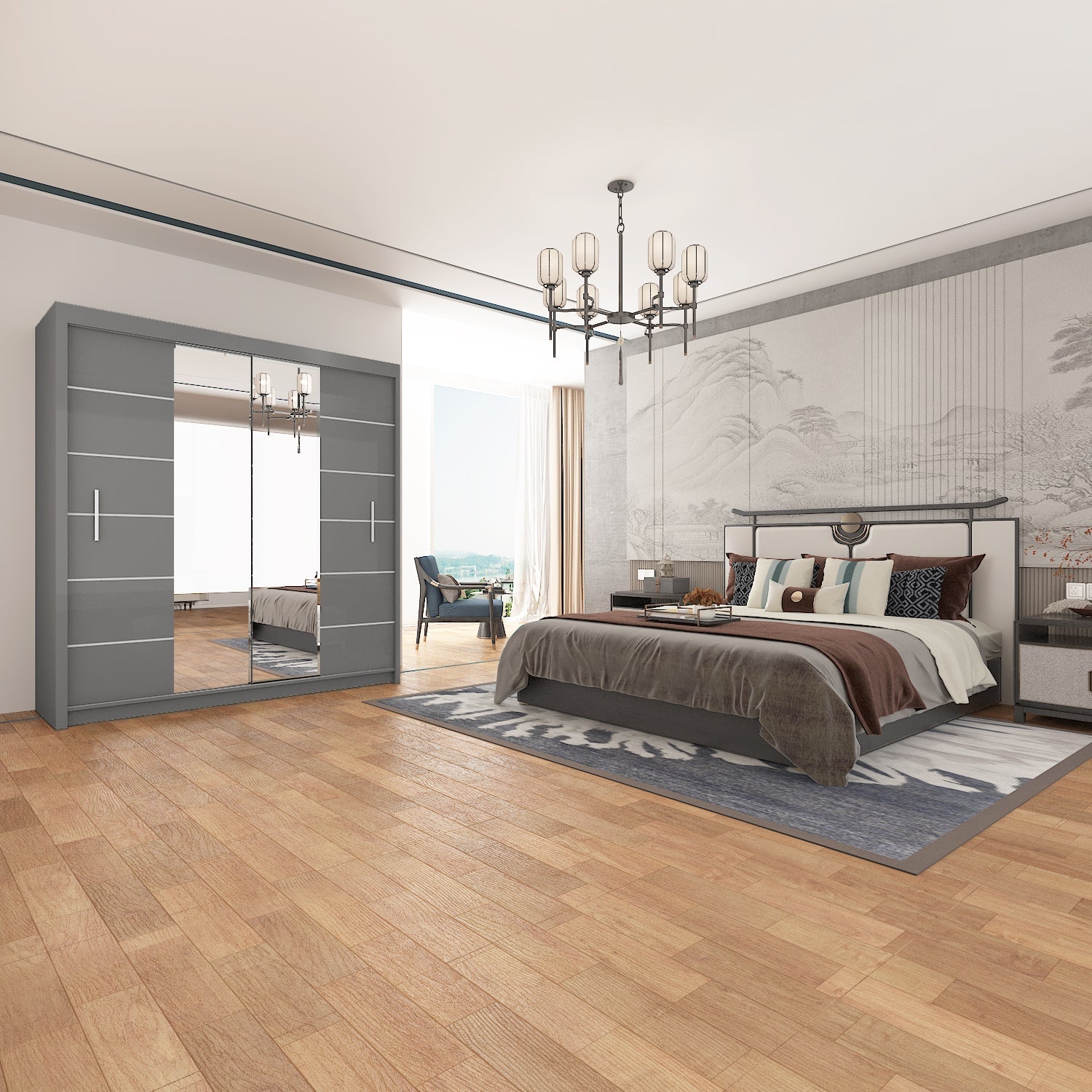 LISBON 2&3 Sliding Doors WARDROBE in Matt Finish 5 Sizes & 3 Colours - Style HeavenLISBON 2&3 Sliding Doors WARDROBE in Matt Finish 5 Sizes & 3 ColoursWARDROBESStyle HeavenStyle HeavenLISBON120G5061028321756120cm