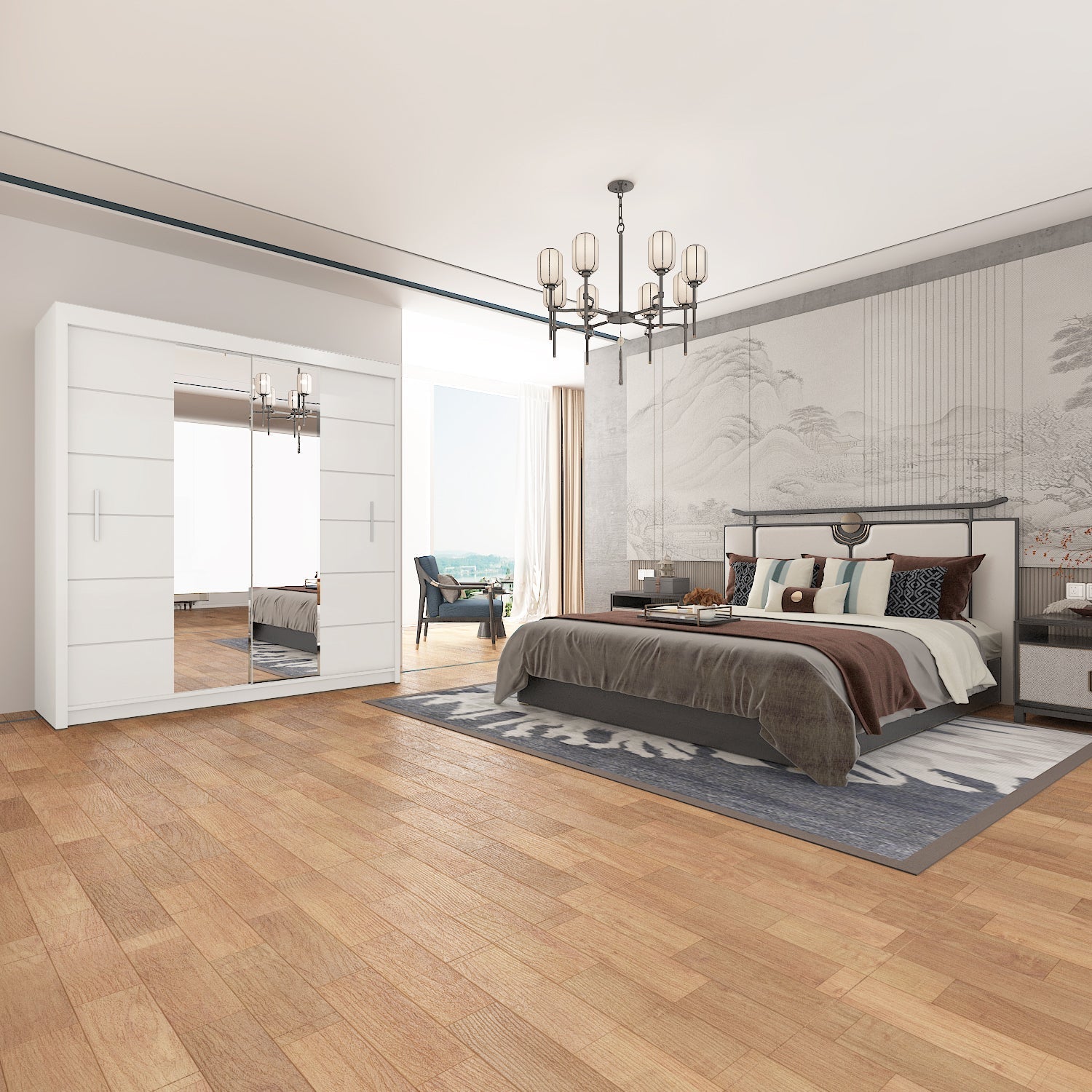 LISBON 2&3 Sliding Doors WARDROBE in Matt Finish 5 Sizes & 3 Colours - Style HeavenLISBON 2&3 Sliding Doors WARDROBE in Matt Finish 5 Sizes & 3 ColoursWARDROBESStyle HeavenStyle HeavenLISSKU120W5061028321657120cm