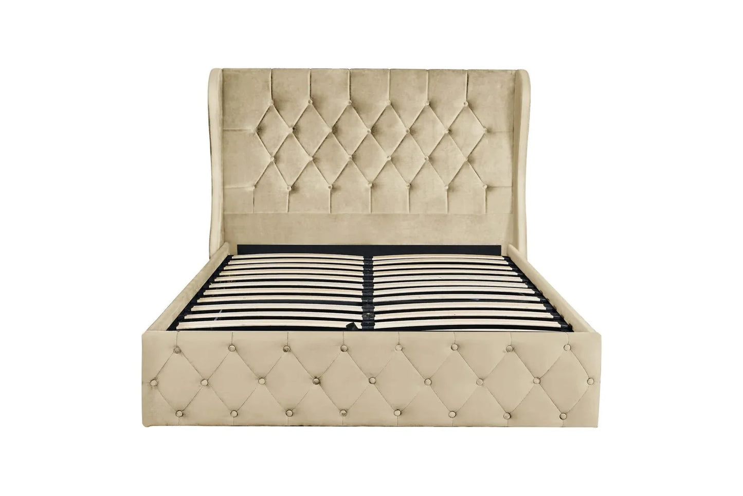 Lorena Velvet Storage Bed - Style HeavenLorena Velvet Storage BedfurnitureStyle HeavenStyle HeavenLOR - CR - D5061028324825Double