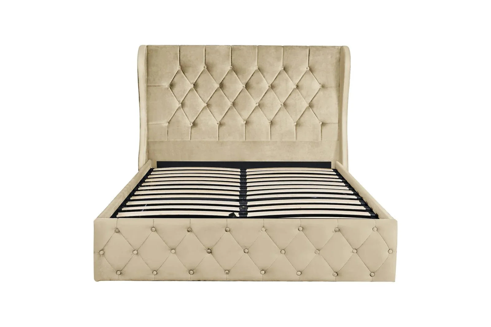 Lorena Velvet Storage Bed - Style HeavenLorena Velvet Storage BedfurnitureStyle HeavenStyle HeavenLOR - CR - D5061028324825Double