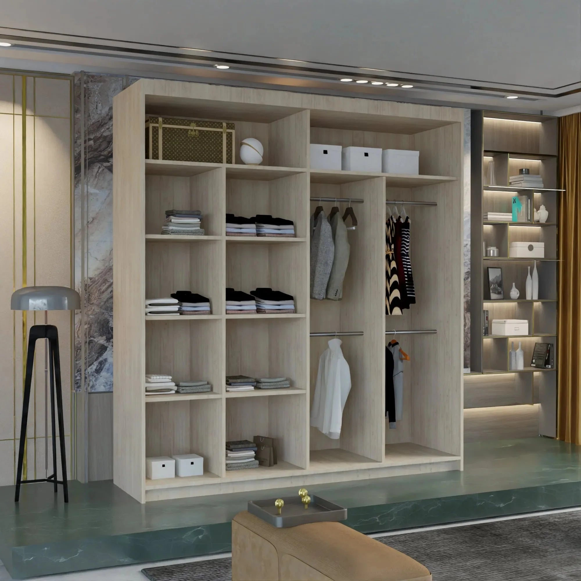 MARIKA Sliding Doors WARDROBE in Matt Finish 4 Sizes & 4 Colours - Style HeavenMARIKA Sliding Doors WARDROBE in Matt Finish 4 Sizes & 4 ColoursWARDROBESStyle HeavenStyle HeavenMARIKA120OAK5061028322531Oak