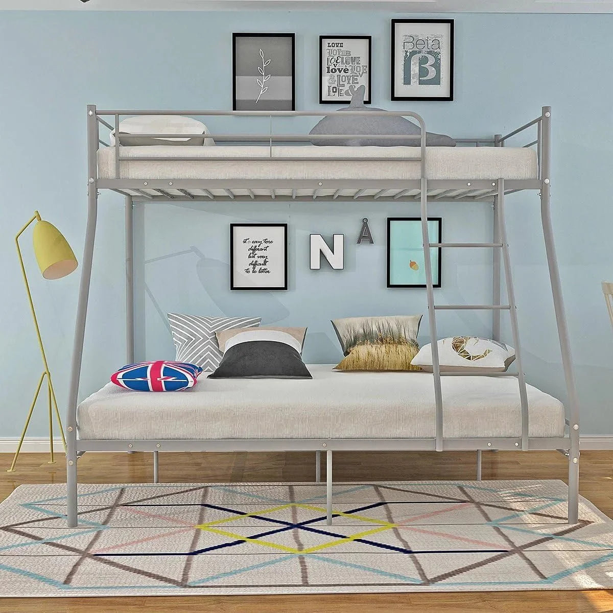 Metal Tripple Bunk Bed - Style HeavenMetal Tripple Bunk BedBedsStyle HeavenStyle HeavenMETAL - TRIPLE - O5061028325143OAK