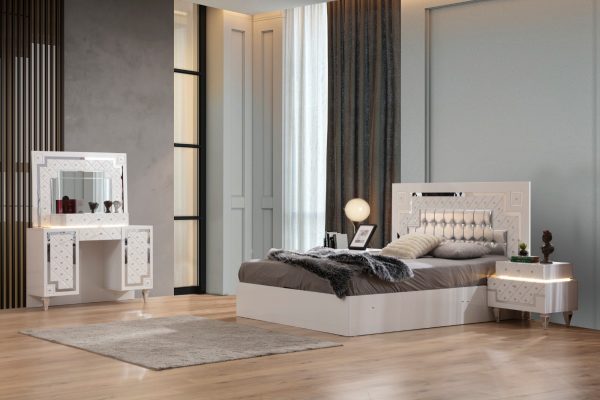 QUEEN WHITE BEDROOM SET - Style HeavenQUEEN WHITE BEDROOM SETBedroom setStyle HeavenStyle HeavenQUEENWHITEBEDSET5061028323132
