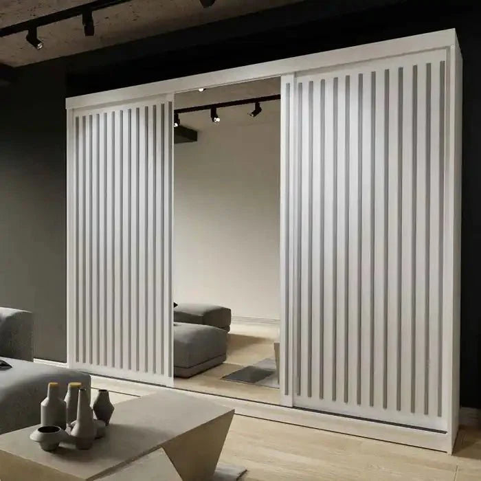 ROYAL 2&3 Sliding Doors WARDROBE in Matt Finish 3 Sizes & 4 Colours - Style HeavenROYAL 2&3 Sliding Doors WARDROBE in Matt Finish 3 Sizes & 4 ColoursWARDROBESStyle HeavenStyle HeavenROYAL250W5061028321978White