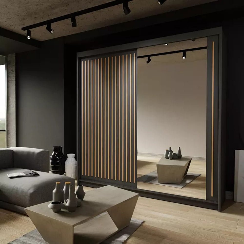 ROYAL 2&3 Sliding Doors WARDROBE in Matt Finish 3 Sizes & 4 Colours - Style HeavenROYAL 2&3 Sliding Doors WARDROBE in Matt Finish 3 Sizes & 4 ColoursWARDROBESStyle HeavenStyle HeavenROYAL150B5061028321985Black