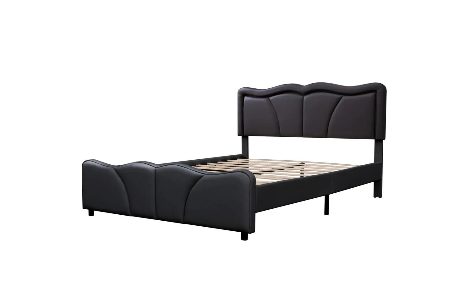 Serene Leather PU Double/King Bed - Style HeavenSerene Leather PU Double/King BedBedsStyle HeavenStyle HeavenSERE - BL - K5061028325020King
