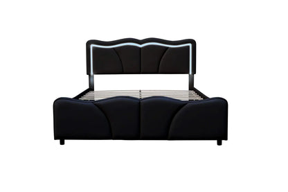 Serene Leather PU Double/King Bed - Style HeavenSerene Leather PU Double/King BedBedsStyle HeavenStyle HeavenSERE - BL - K5061028325020King