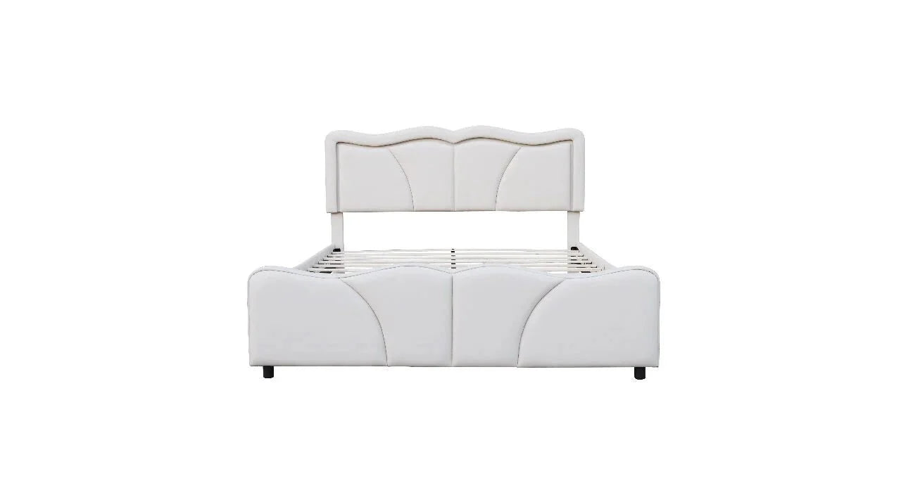 Serene Leather PU Double/King Bed - Style HeavenSerene Leather PU Double/King BedBedsStyle HeavenStyle HeavenSERE - CR - D5061028324986Double