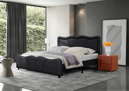 Serene Leather PU Double/King Bed - Style HeavenSerene Leather PU Double/King BedBedsStyle HeavenStyle HeavenSERE - BL - D5061028324993Double