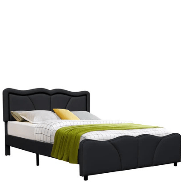 Serene Leather PU Double/King Bed - Style HeavenSerene Leather PU Double/King BedBedsStyle HeavenStyle HeavenSERE - BL - D5061028324993Double