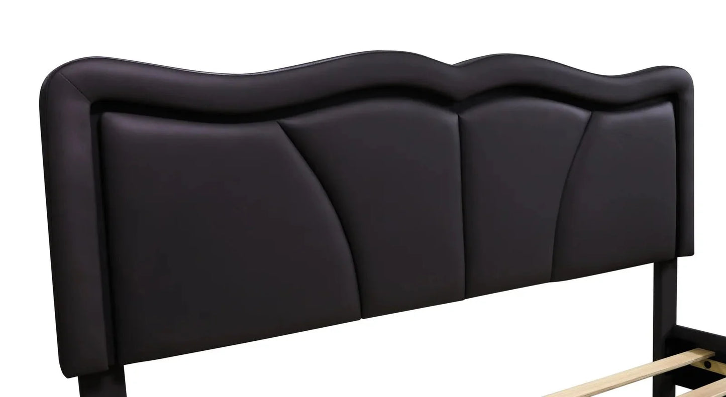 Serene Leather PU Double/King Bed - Style HeavenSerene Leather PU Double/King BedBedsStyle HeavenStyle HeavenSERE - BL - K5061028325020King