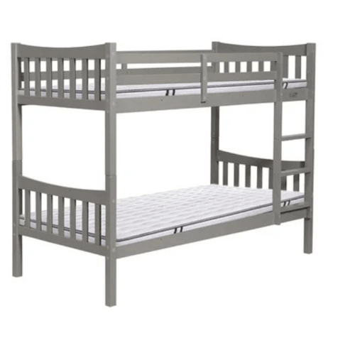 Solid Pine Twin Bunk Bed - Style HeavenSolid Pine Twin Bunk BedfurnitureStyle HeavenStyle HeavenWOOD - TWIN - G5061028325181Grey