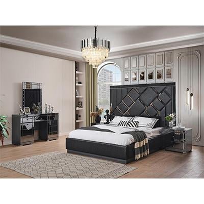 VENICE LUXURY BEDROOM SET - Style HeavenVENICE LUXURY BEDROOM SETBedroom setStyle HeavenStyle HeavenVENICEBLACKBEDSET5061028323125