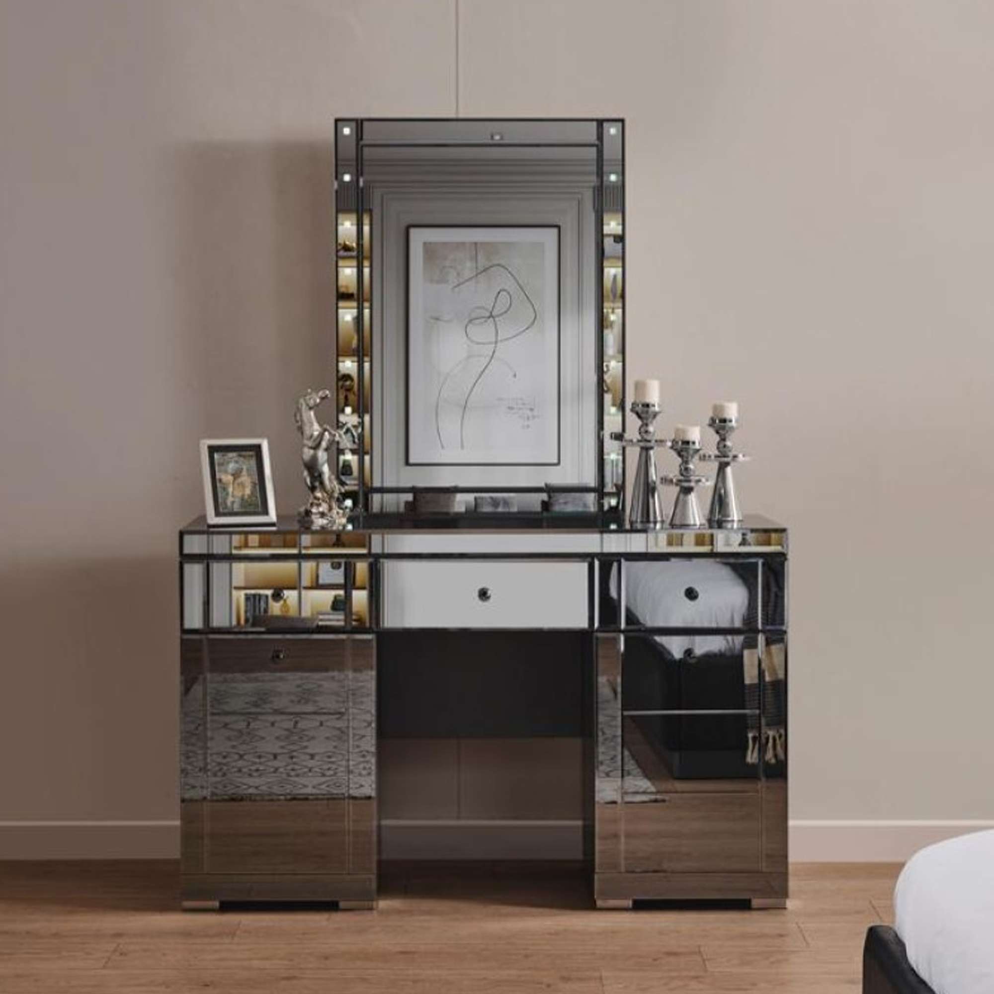VENICE LUXURY BEDROOM SET - Style HeavenVENICE LUXURY BEDROOM SETBedroom setStyle HeavenStyle HeavenVENICEBLACKBEDSET5061028323125